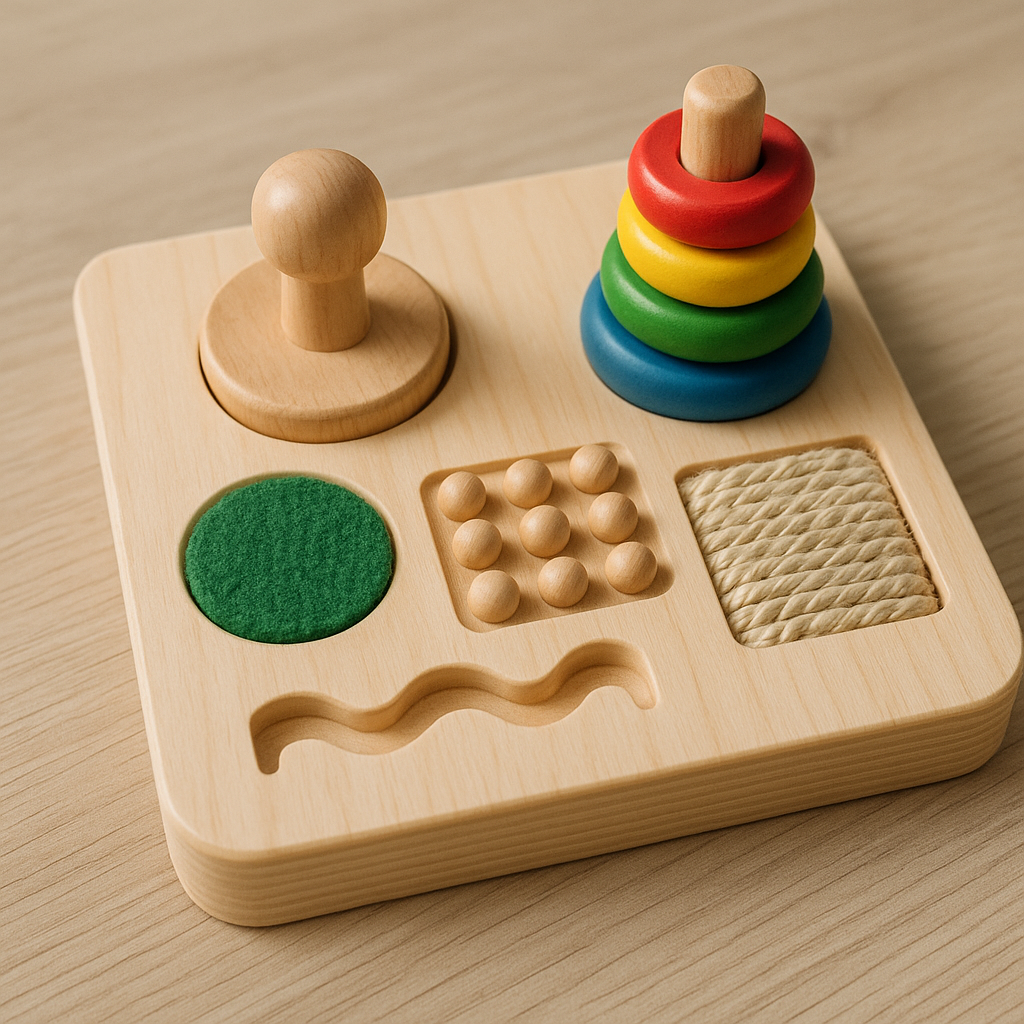 Jouet Montessori en bois sensoriel