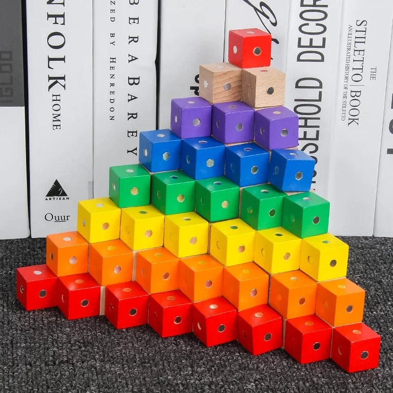 Bloc de Construction Magnétique Montessori