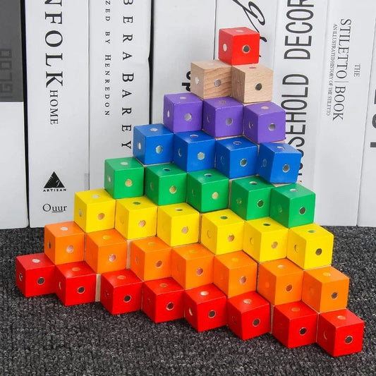 Bloc de Construction Magnétique Montessori