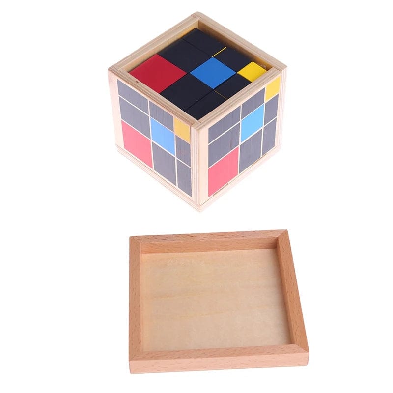 Cube trinôme Montessori