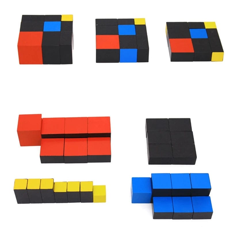 Cube trinôme Montessori