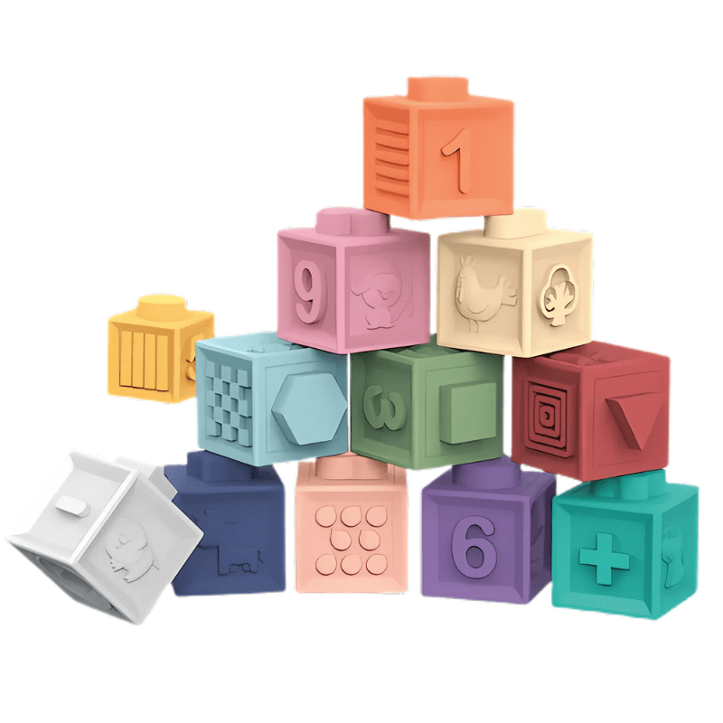 Cubes à empiler Montessori