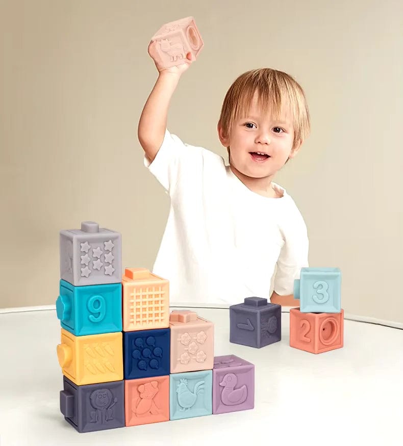 Cubes à empiler Montessori