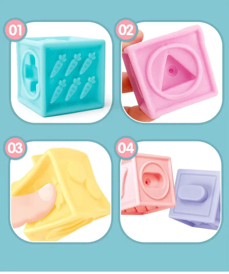 Cubes à empiler Montessori