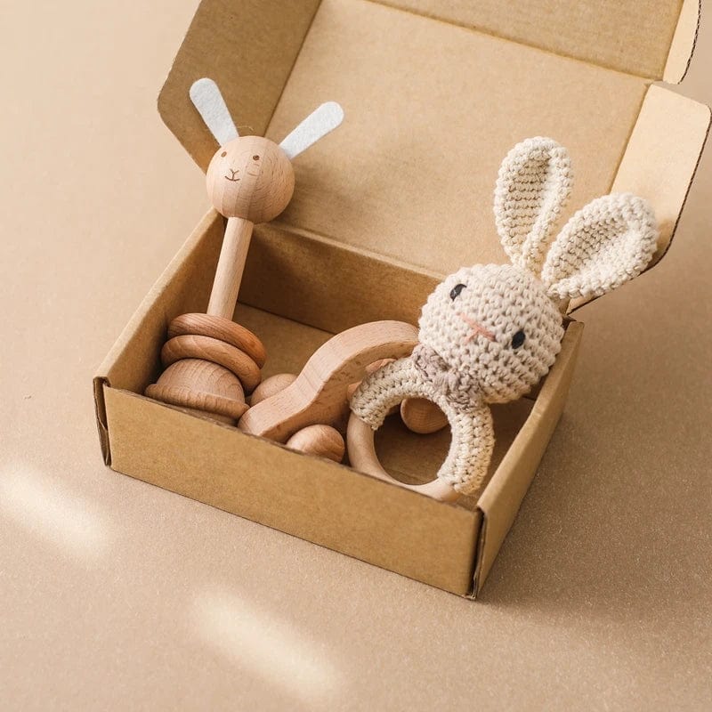 Hochet Montessori lapin