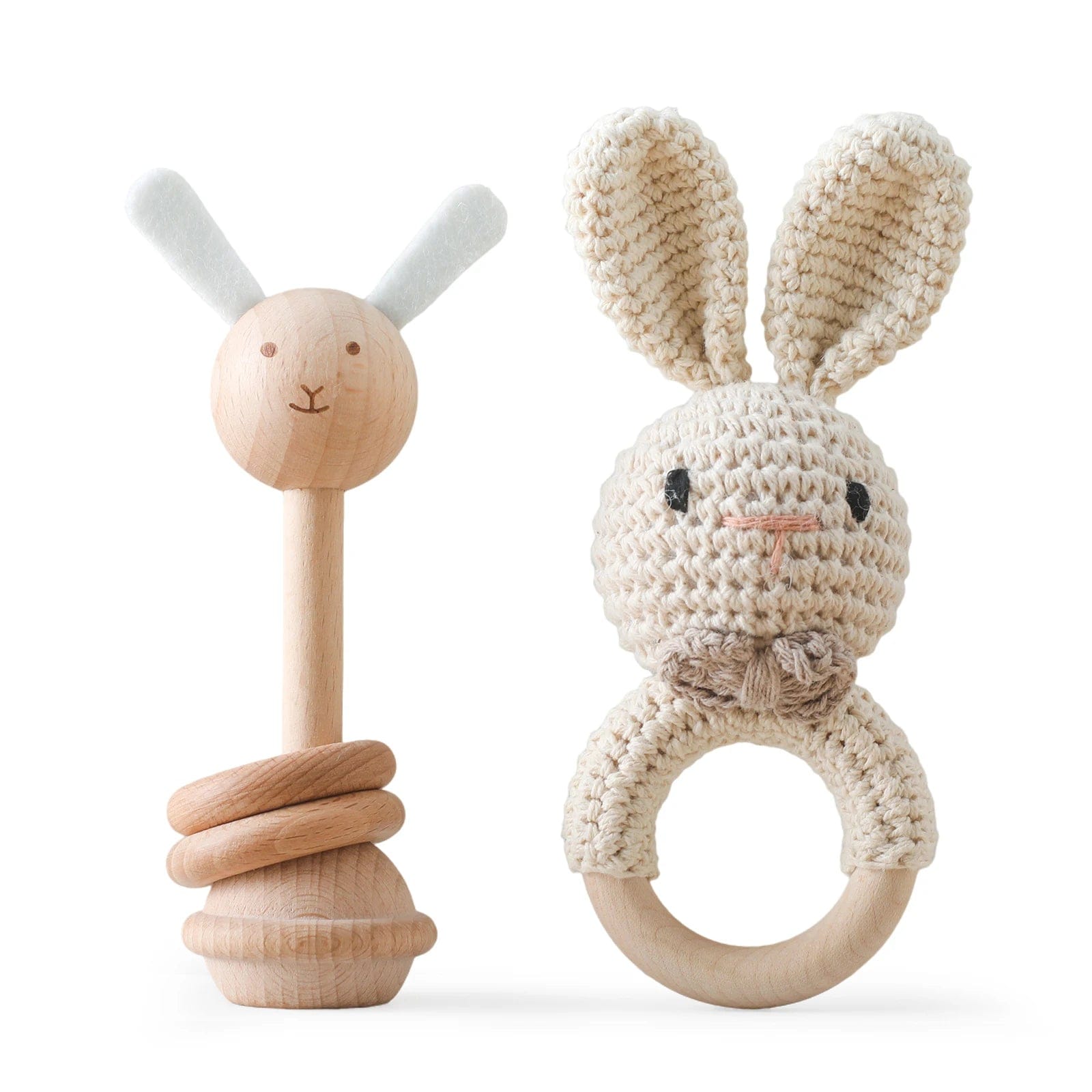 Hochet Montessori lapin