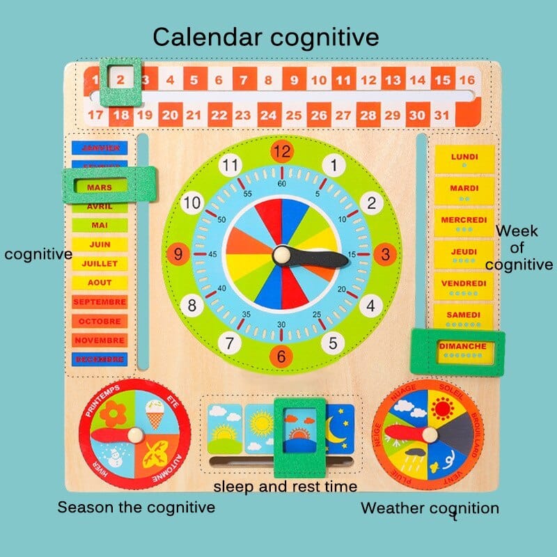 Horloge 12H Montessori