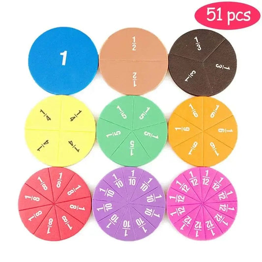 Jeu Fractions Montessori