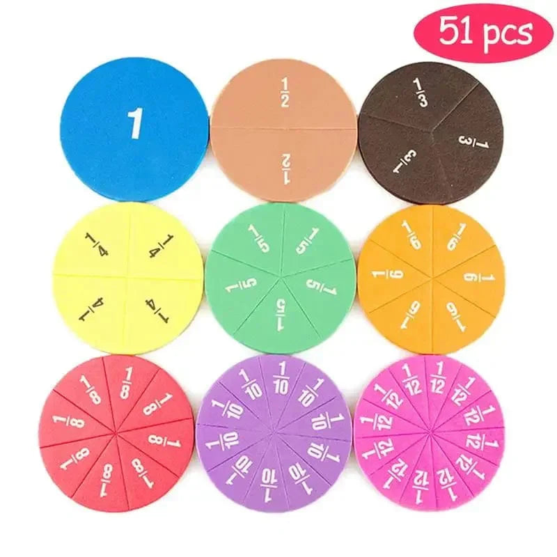 Jeu Fractions Montessori
