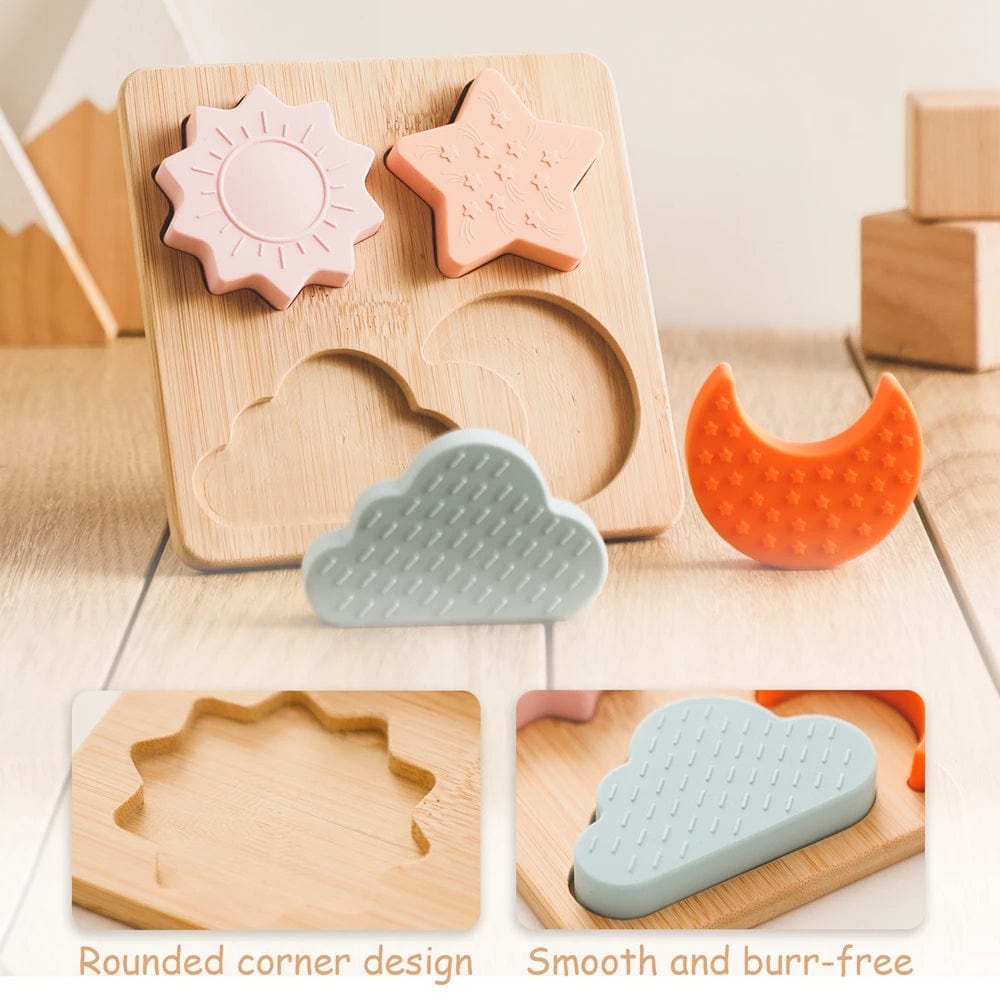 Puzzle Bois Bébé Montessori