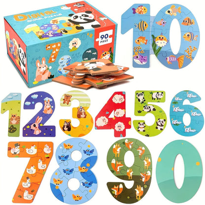Puzzle Chiffre Montessori
