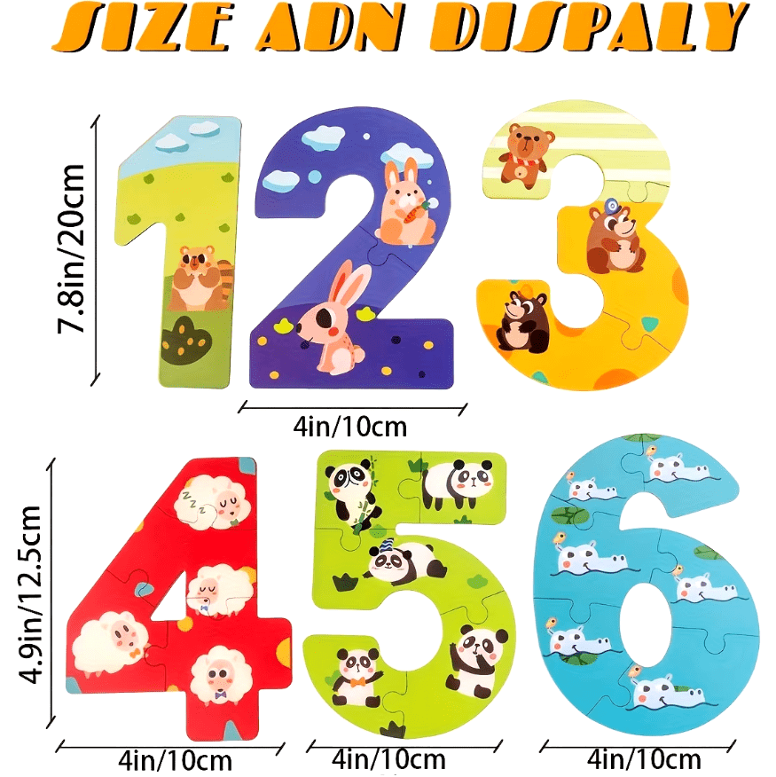 Puzzle Chiffre Montessori