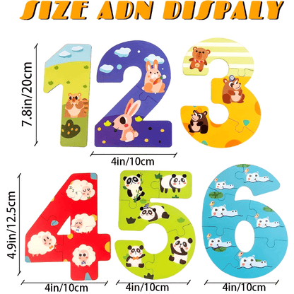 Puzzle Chiffre Montessori