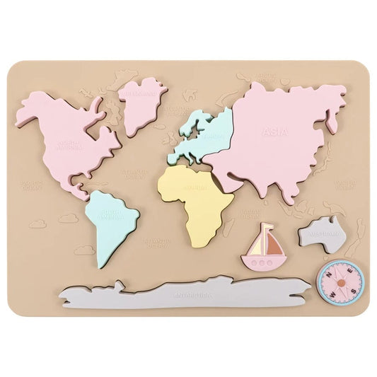 Puzzle Continent Montessori