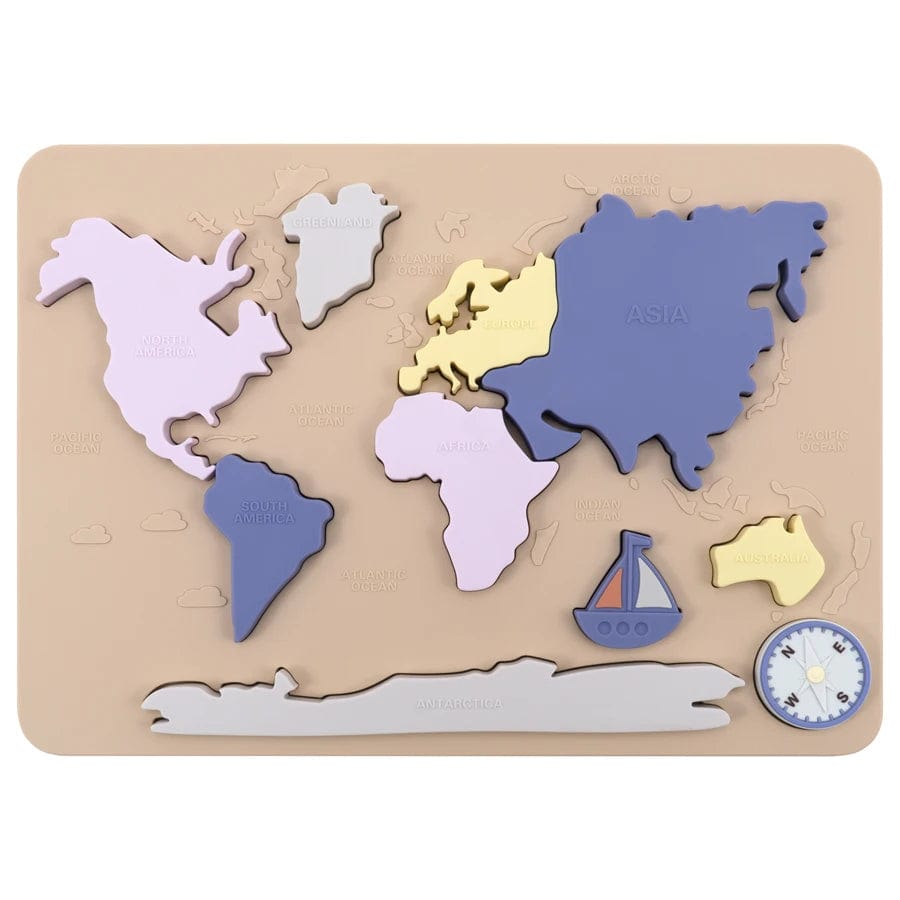 Puzzle Continent Montessori