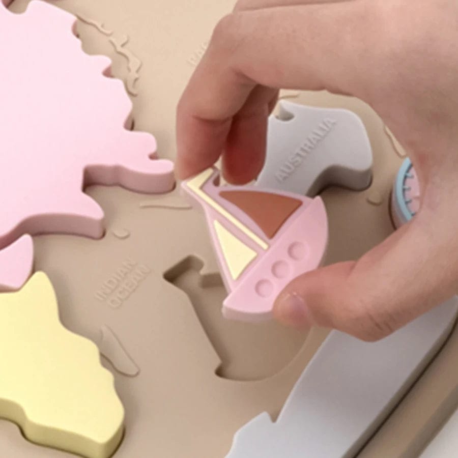 Puzzle Continent Montessori