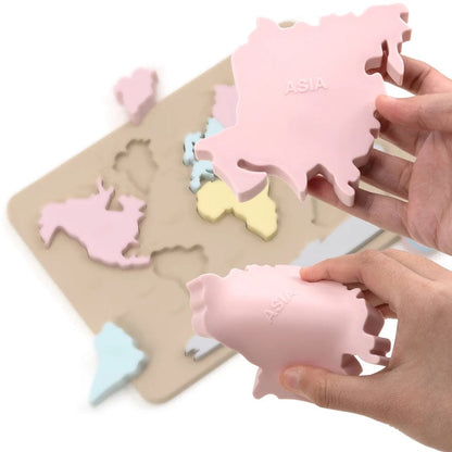 Puzzle Continent Montessori