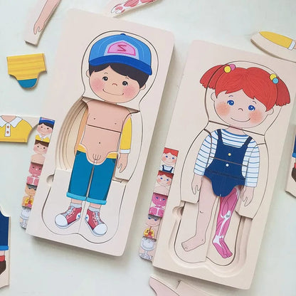 Puzzle Corps Humain Montessori