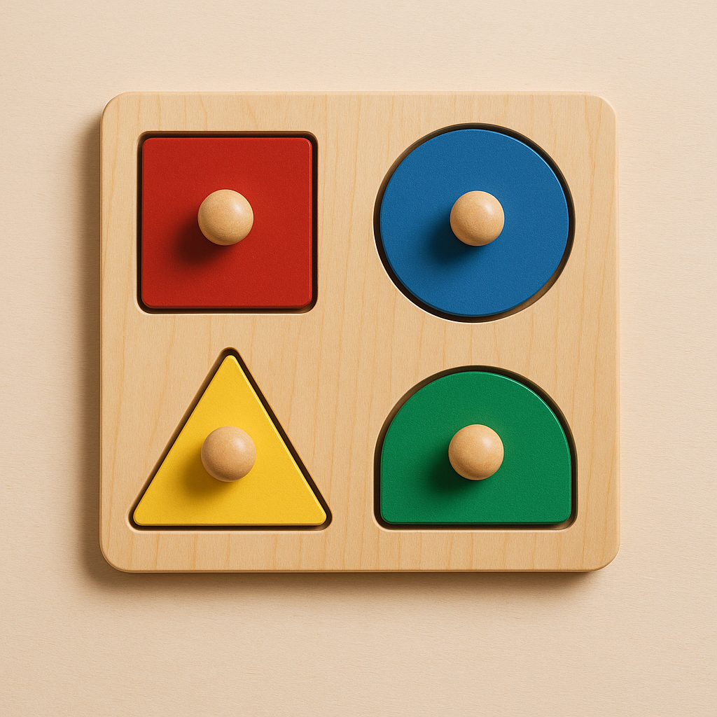 puzzle éducatif montessori en bois
