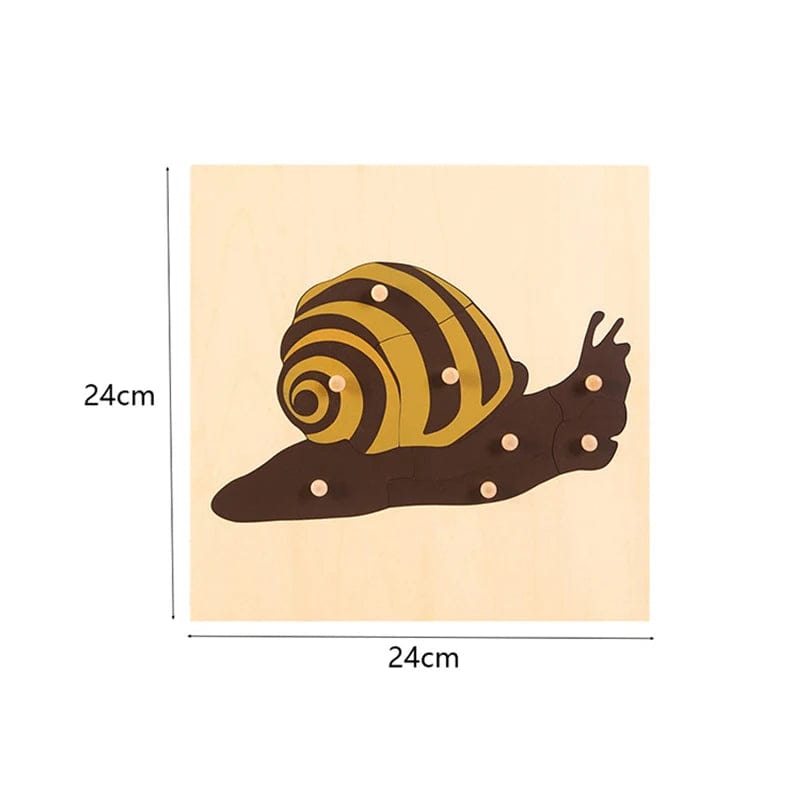 Puzzle Escargot Montessori