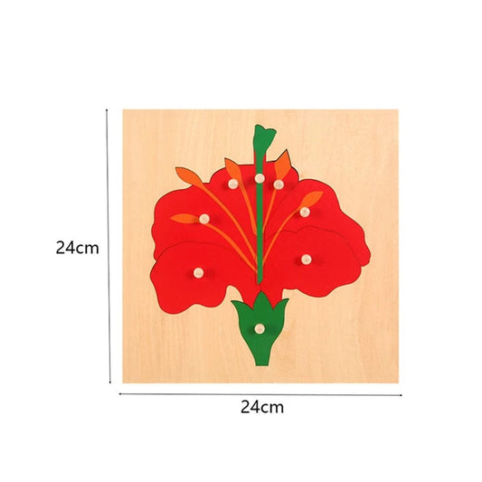 Puzzle Fleur Montessori