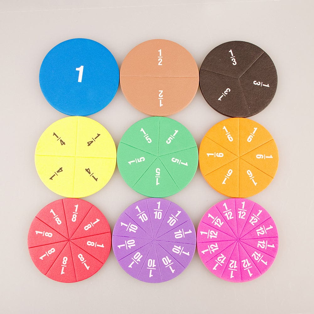 Puzzle Fraction Montessori