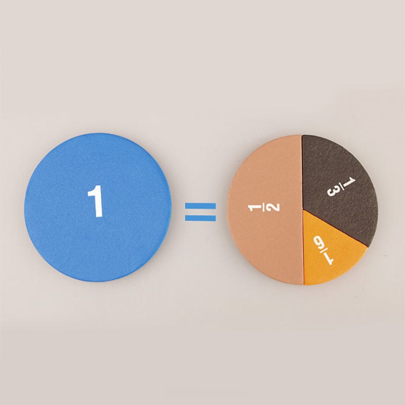 Puzzle Fraction Montessori