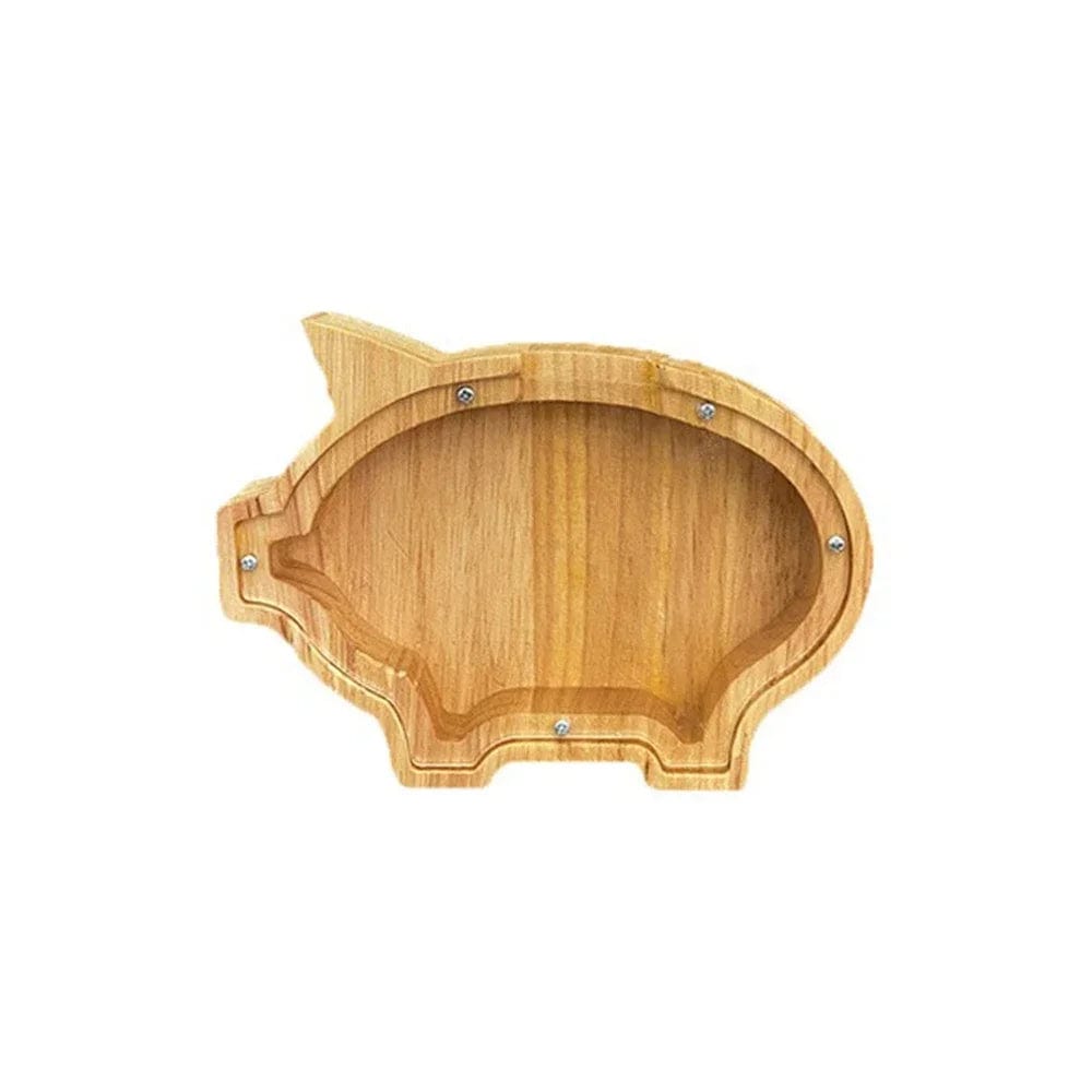 Tirelire en Bois Montessori